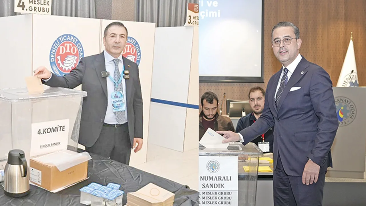 Denizli odalarında seçim sonuçlandı: DTO’da mavi liste, DSO’da Kasapoğlu
