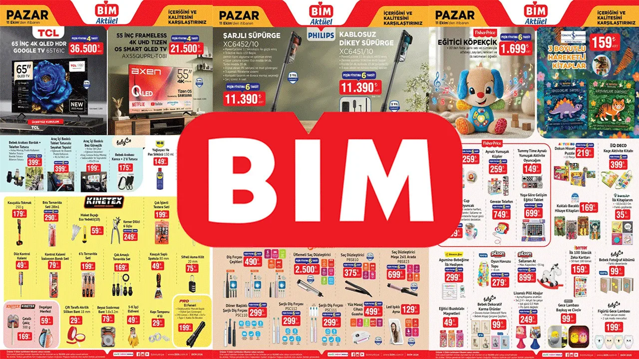 BİM’in 11-17 Ekim aktüel kataloğu yayımlandı