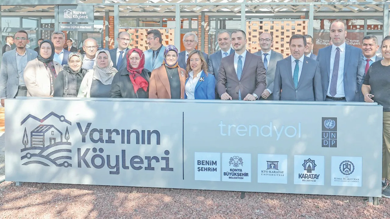 Yarının Köyleri Projesi’nin altıncı Dijital Merkezi Konya Yarma’da açıldı
