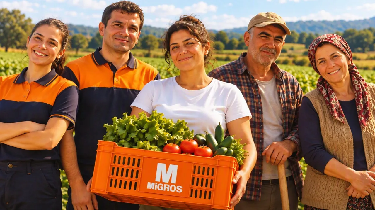 Migros, Tarım Platformu'nu üreticilere açtı; çiftçilere yüzde 5'e varan Money iadesi sunacak