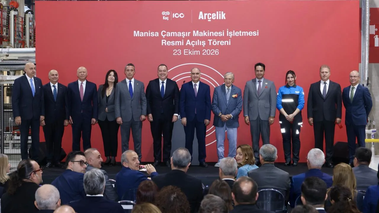 Arçelik, Manisa’daki çamaşır makinesi işletmesini 200 milyon avro yatırımla açtı